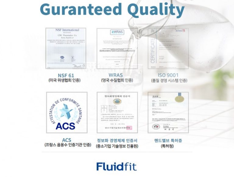 Fluidfit Potable Water System Fittings